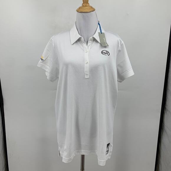 Travis Mathew Polo Shirt Womens XL Extra Large Short Sleeve Wickenburg *LOGO - Picture 2 of 13